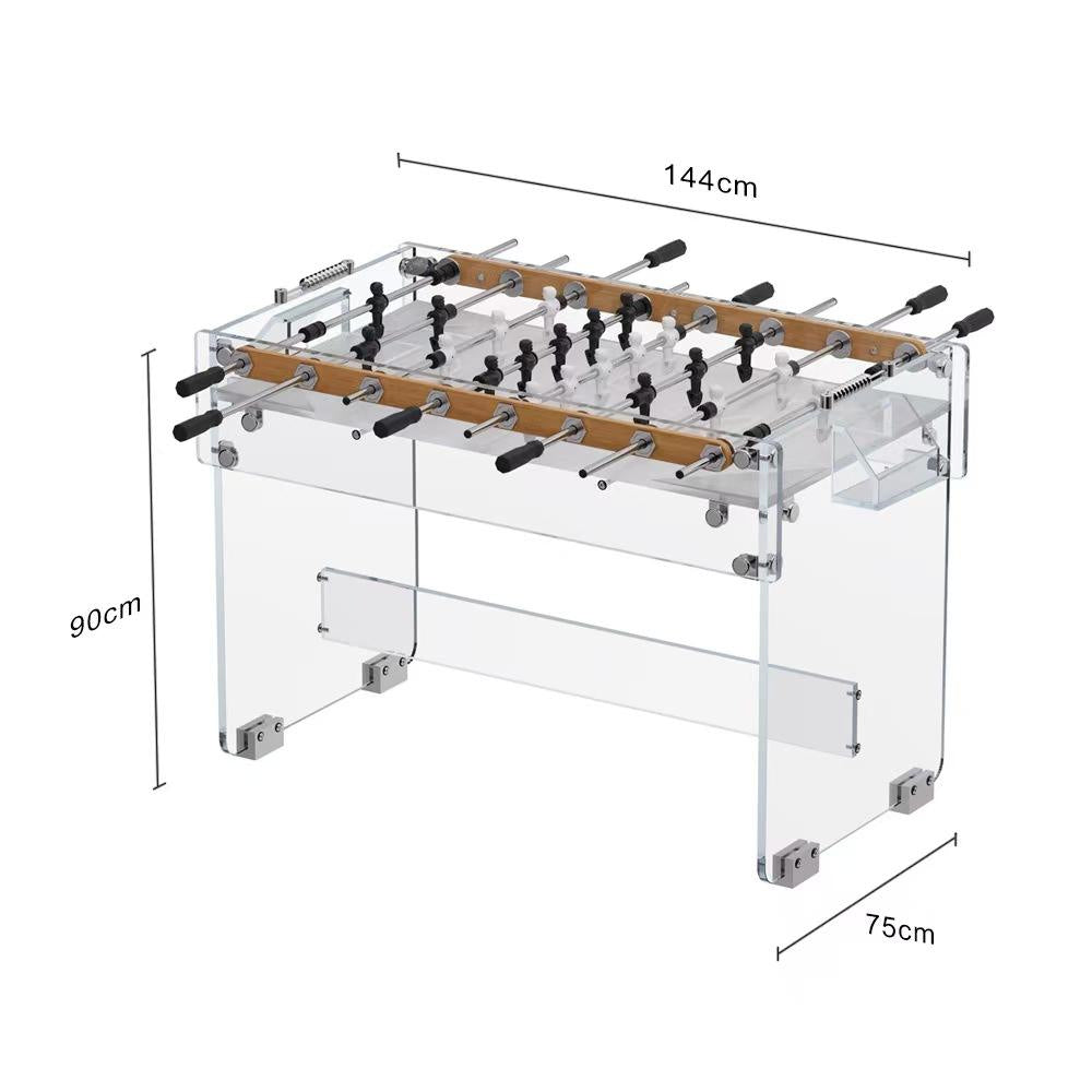 Acrylic 55'' Professional Foosball Table Soccer Table for Home & Game Rooms