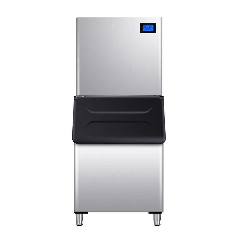 Automatic Ice Maker Machine Make Ice in Minutes – Compact Ice Maker High-Capacity Ice Cube Maker Commercial Ice Maker Machine,1102lbs(500kg)/24 h,440lbs (200kg)Storage Bin,Automatic Cleaning,Blue Ray,Perfect for Bar/Cafe/Restaurant