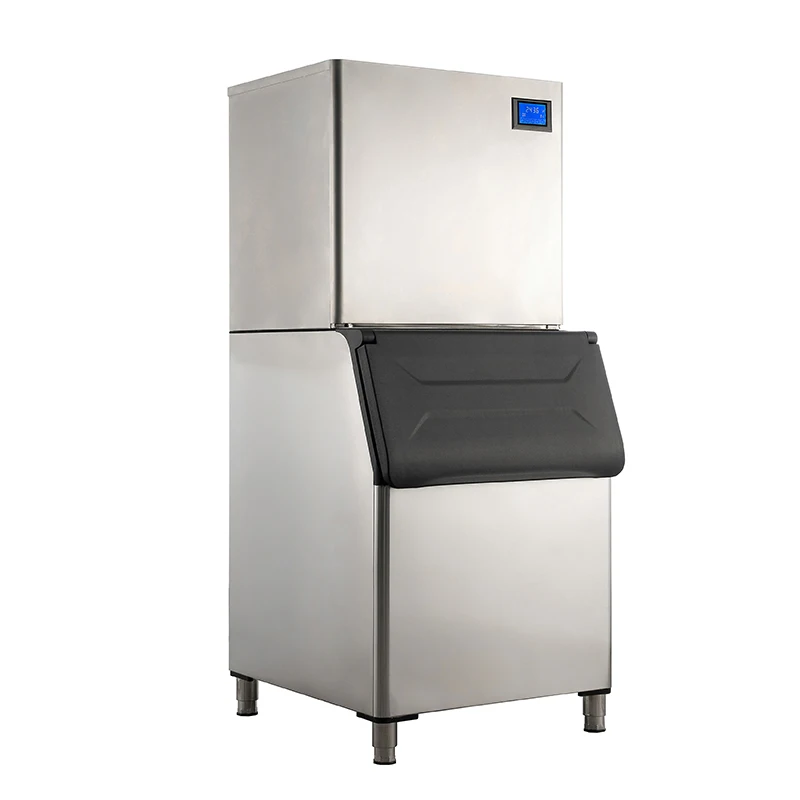 Commercial Ice Maker Machine,1102lbs(500kg)/24 h,440lbs (200kg)Storage Bin,Automatic Cleaning,Blue Ray,Perfect for Bar/Cafe/Restaurant