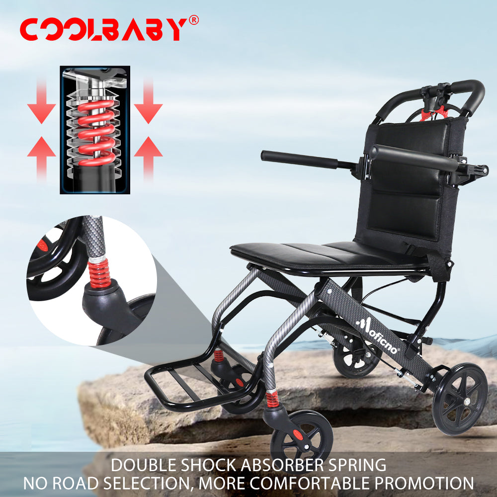 Ultra-light Aluminum Alloy Wheelchair,Travel Wheelchairs For Elderly,Foldable,Compact DGMT-105