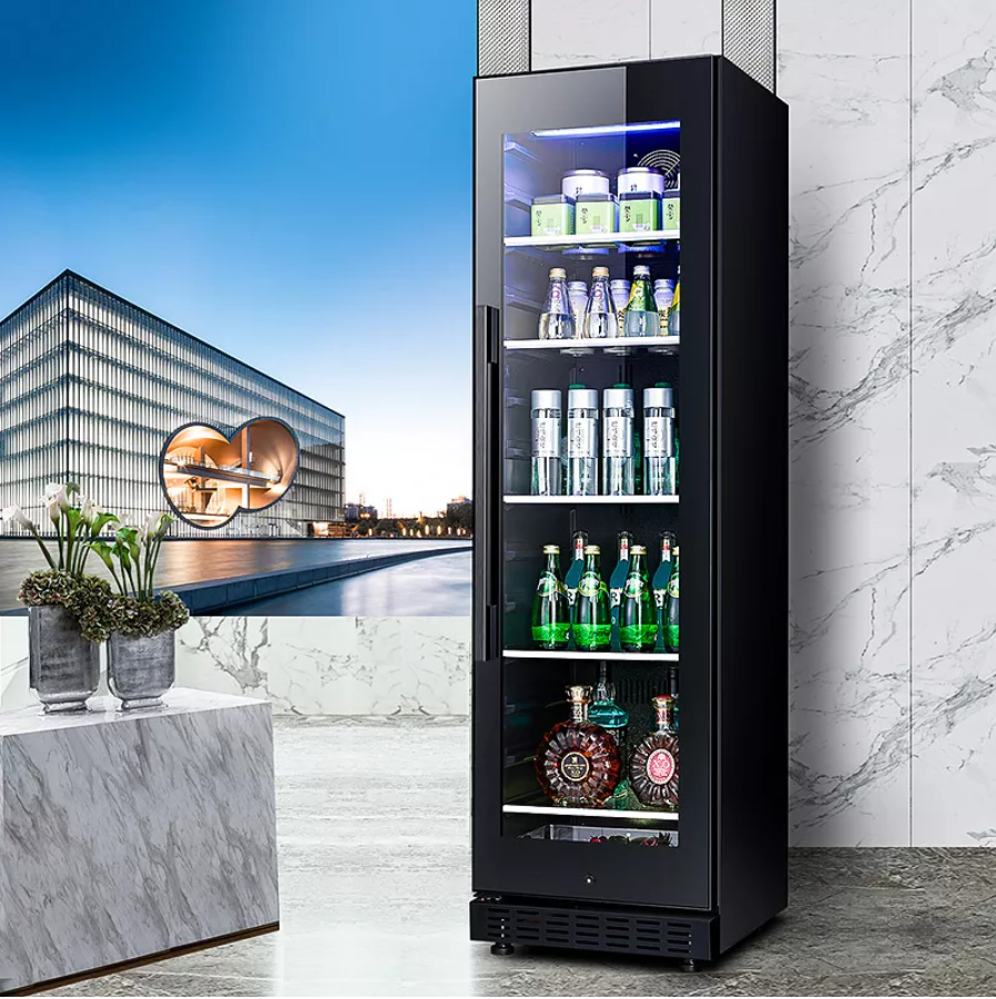 Wine Fridge 150L Freestanding or Built-in Wine Cooler Refrigerator with Sliding Rail Shelves, Professional Low Noise Wine Cellar