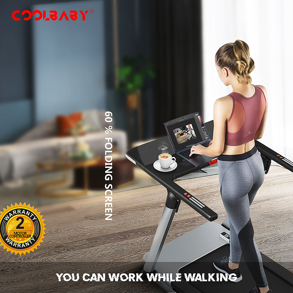 Fitness PBJ22 (4HP Peak) Motorised Treadmill for Home Use 10.1"Color Screen, With Wifi | Speed Range1-15 Km