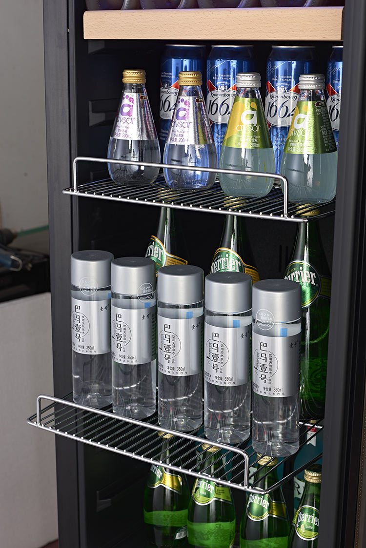 Wine Fridge 150L Freestanding or Built-in Wine Cooler Refrigerator with Sliding Rail Shelves, Professional Low Noise Wine Cellar