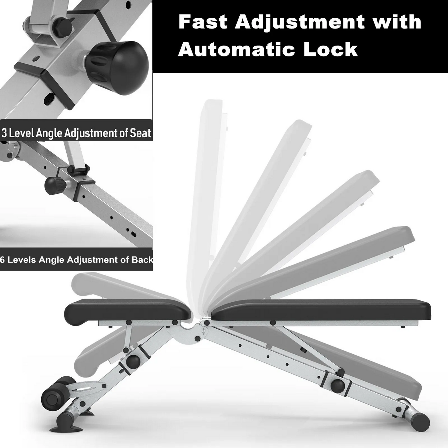 YLJSD Adjustable Utility Bench