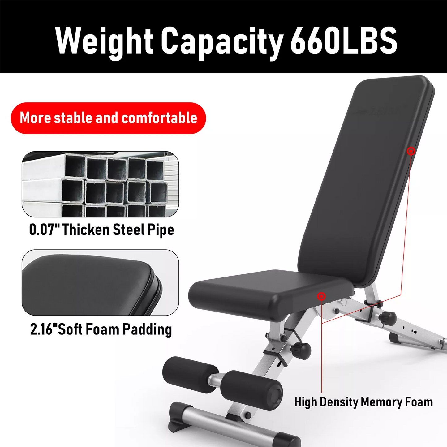 YLJSD Adjustable Utility Bench