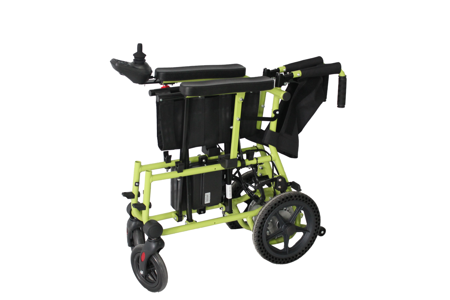 ENJOYCARE EPW67B Lightweight Wheelchair with Durable Brushless Motor for Extended Usage and Solid Iron Body Construction - coolbabymalls