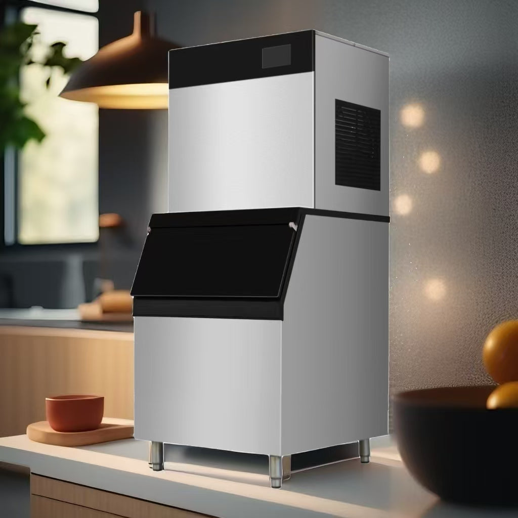 Hot Sale Commercial Ice Cube Block Maker Ice Making Machine Ice Cube Maker Making Machine 460Kgs Per Day Top Counter Automatic Self Service Ice Cube Maker Machine Powerful 460kg Ice Production – Built for High-Demand Operations