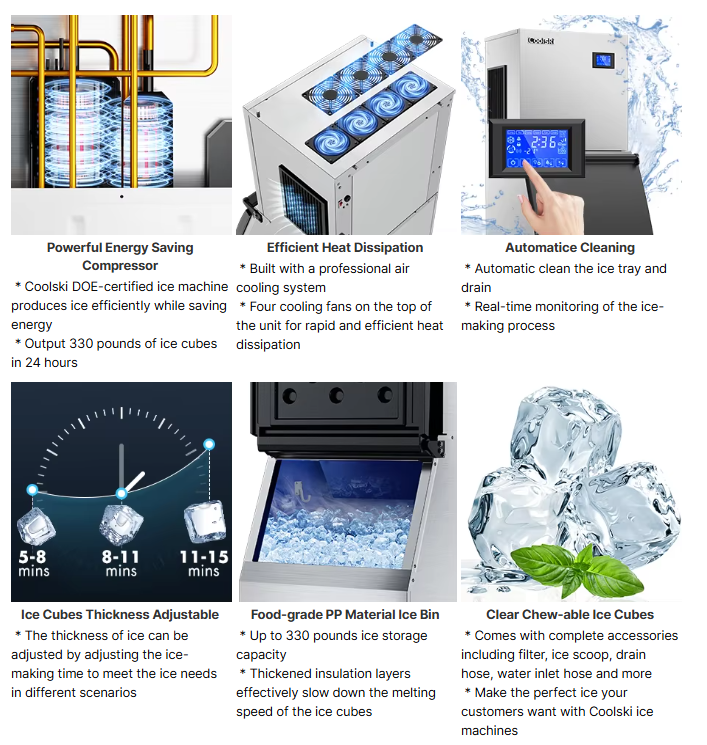 Hot Sale Commercial Ice Cube Block Maker Ice Making Machine Ice Cube Maker Making Machine 460Kgs Per Day Top Counter Automatic Self Service Ice Cube Maker Machine Powerful 460kg Ice Production – Built for High-Demand Operations
