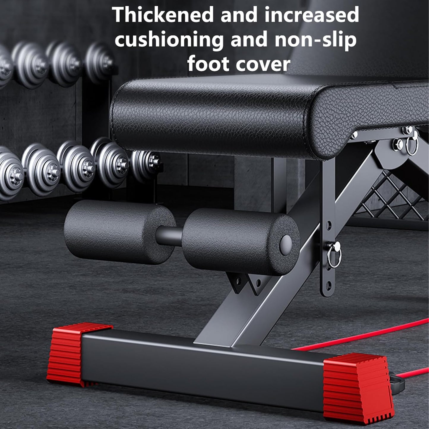 Adjustable Weight Bench Full Body Workout Multi-Purpose Foldable Strength Training Benches Decline Incline Bench for Home Gym