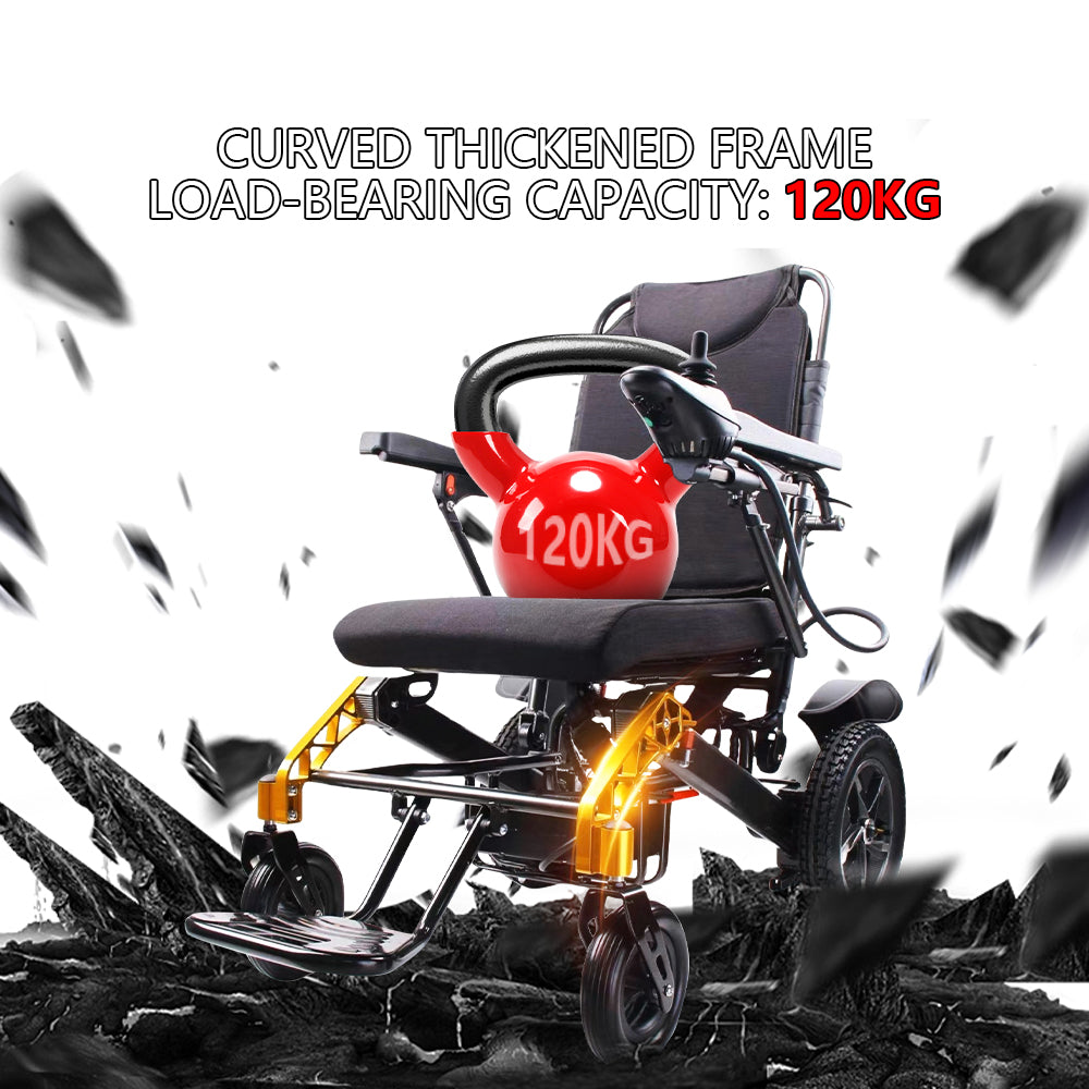 Folding Aluminum Electric Wheelchair for Adults & Disabled Portable Airline Approved