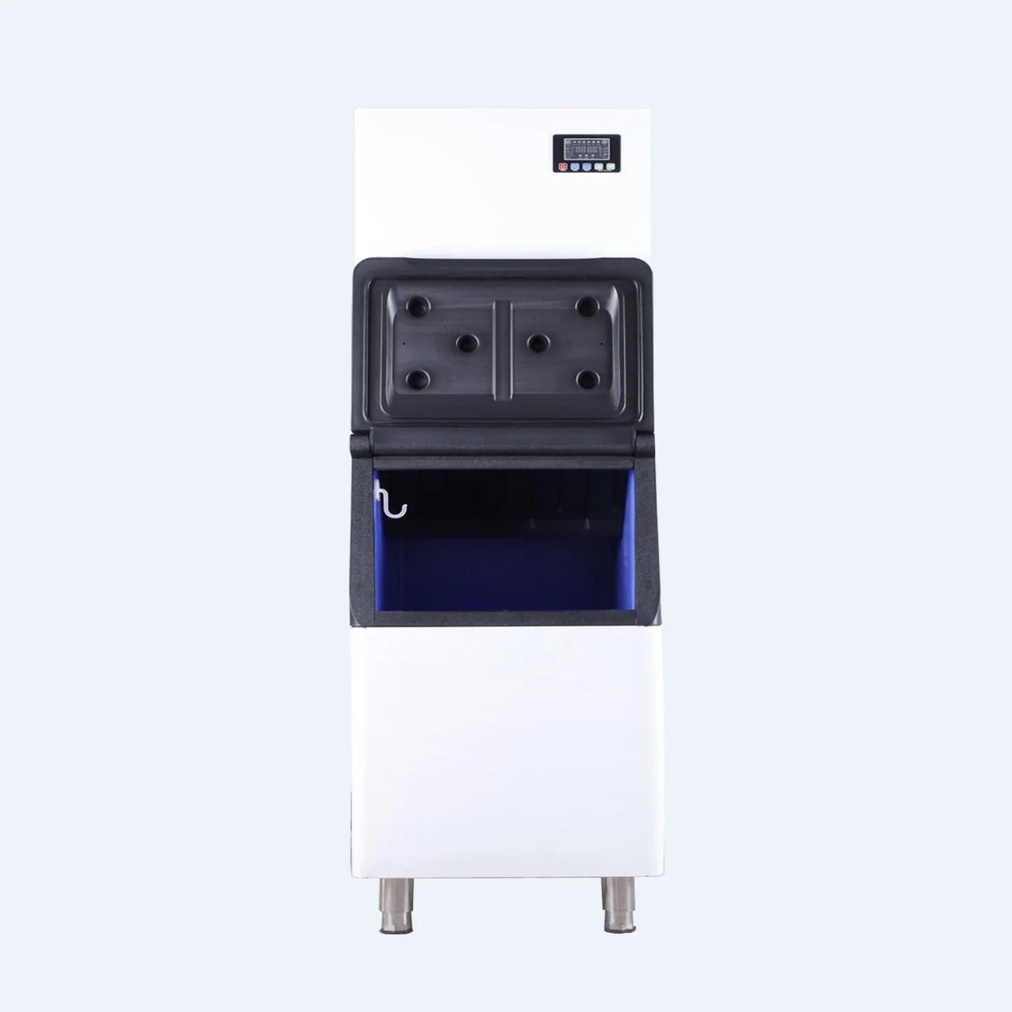 Ice Cube Makers, Commercial Ice Maker Machine,Under Counter Ice Maker with Large Storage Bin,Fully-Automatic Freestanding Commercial Clear Cube Ice Make for Bussiness, Home,360KG