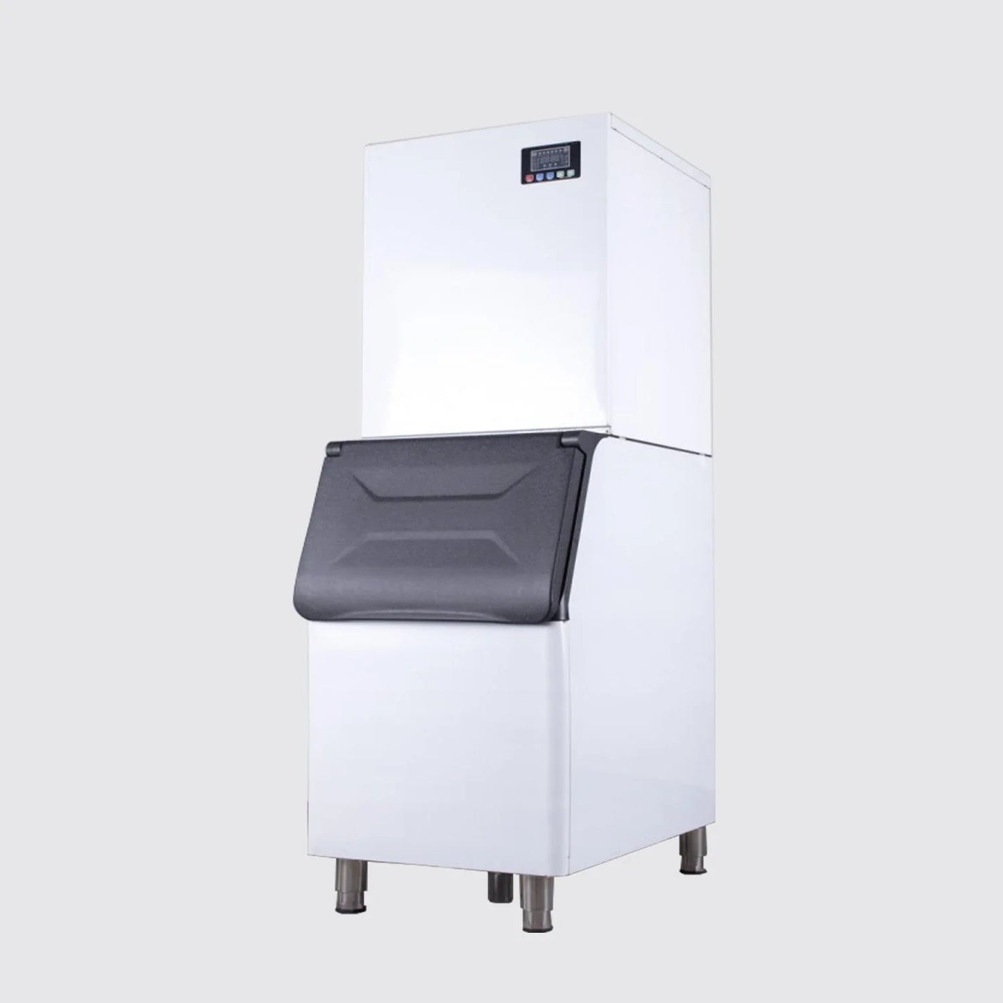Ice Cube Makers, Commercial Ice Maker Machine,Under Counter Ice Maker with Large Storage Bin,Fully-Automatic Freestanding Commercial Clear Cube Ice Make for Bussiness, Home,360KG