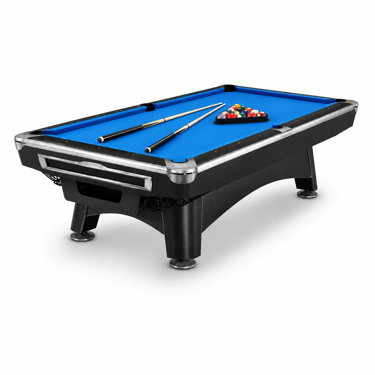 9-6-2 Imperial Billiard Table with Solid Maple Wood Frame & Moorj 900 Felt