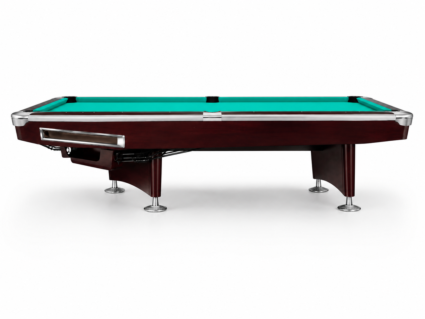 9-6-1 Classic Professional Billiard Table with Solid Maple Wood Frame & ANDY 588 Felt