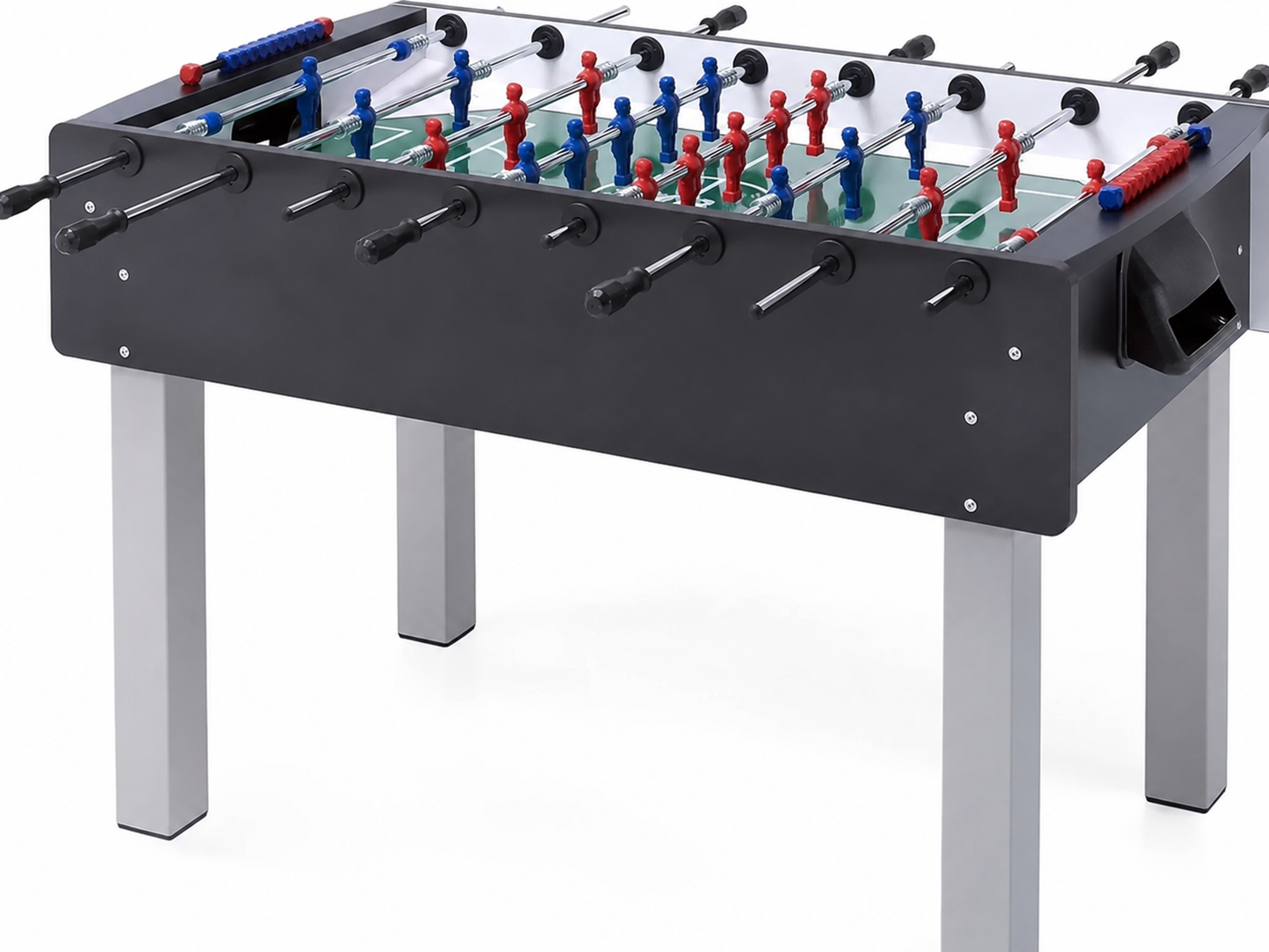 Match Football Table Black | Indoor Foosball Table for Home & Commercial Use.