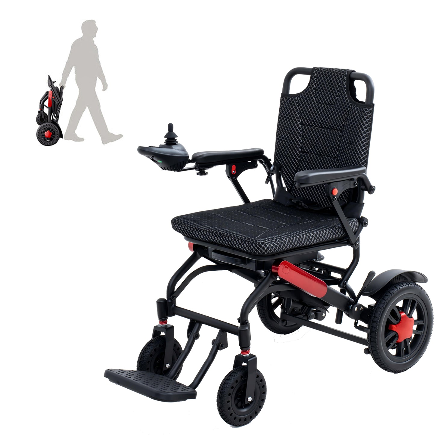 Electric Wheelchairs for Adults Foldable 21kg Lightweight Frame Airline Approval