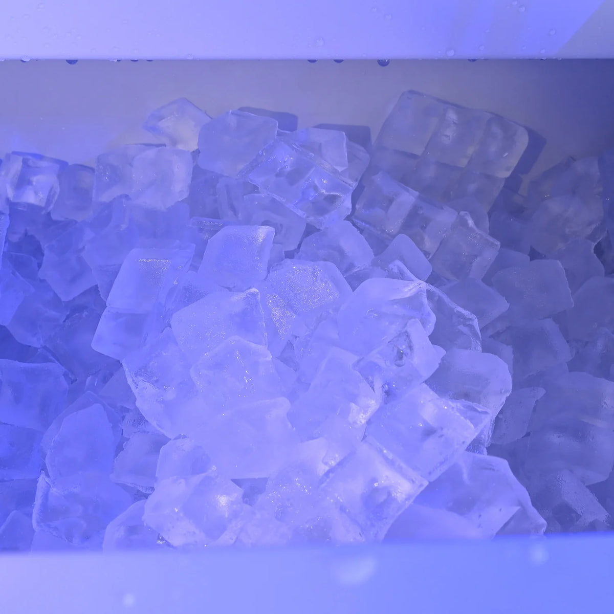 Industrial Ice Machine, High-Efficiency Stainless Steel Ice Maker with 150kg Daily Capacity, Blu-ray Sterilization, and Smart Controls