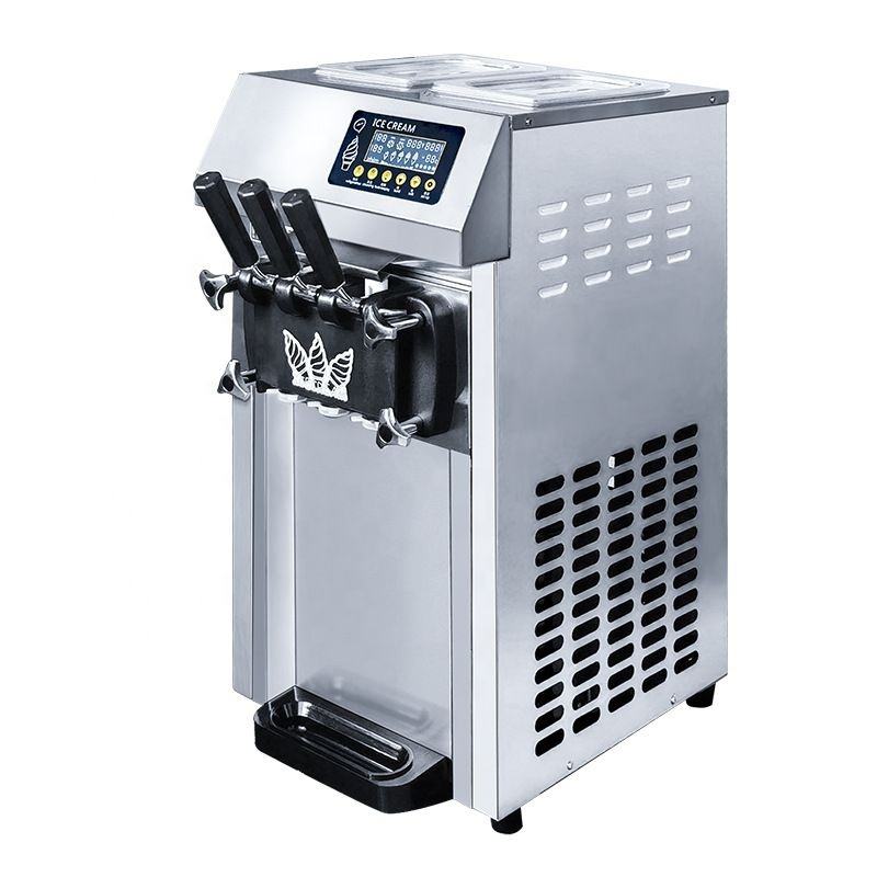 Commercial Soft Serve Ice Cream Machine COUNTER TOP ICE CREAM MACHINE MK 220-240v / 50hz -18CTB High Quality