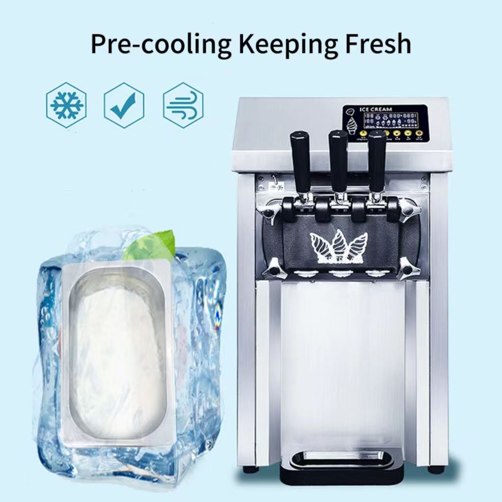 Commercial Soft Serve Ice Cream Machine COUNTER TOP ICE CREAM MACHINE MK 220-240v / 50hz -18CTB High Quality