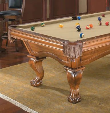 8-3 Pro Billiard Table TE-8-3 with Maple Wood Frame, Natural Slate & K55 Cushions