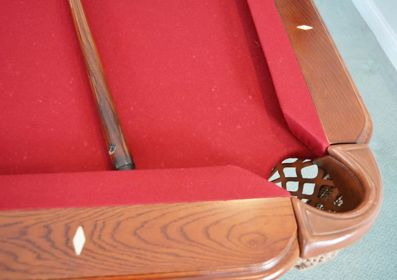 8-3 Pro Billiard Table TE-8-3 with Maple Wood Frame, Natural Slate & K55 Cushions
