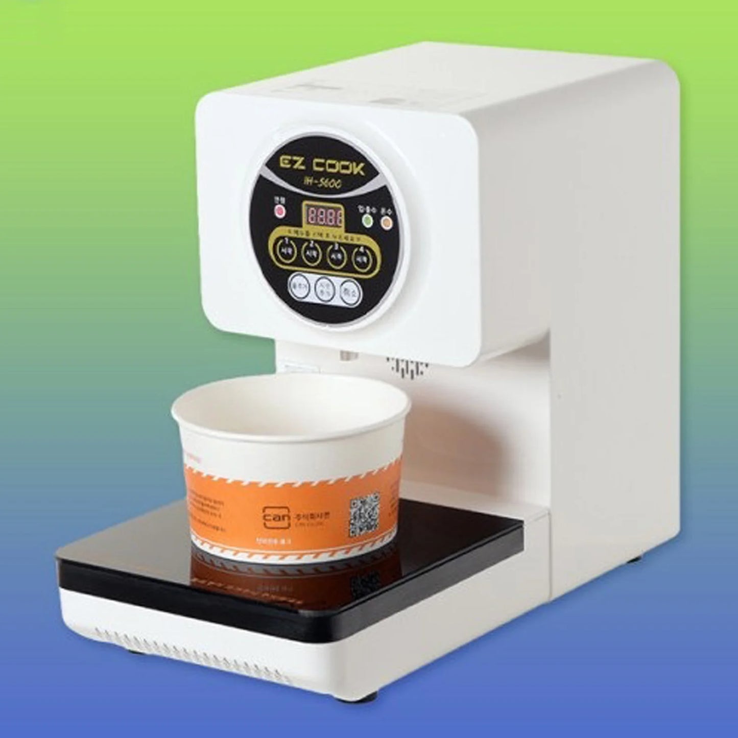Self-Service Instant Noodle Cooking Machine IH5600 – Automatic Ramen, Tteokbokki & Soup Cooker with Touch Control, Water Connection & 1700W Induction Heating