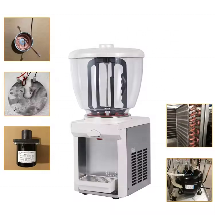Juice Dispenser Electric Beverage Dispenser Self Service Juice Cooling Machine LJH20 Cold Drink Dispenser Machine Juice Dispenser Mixed Drink Dispenser Soft Drink