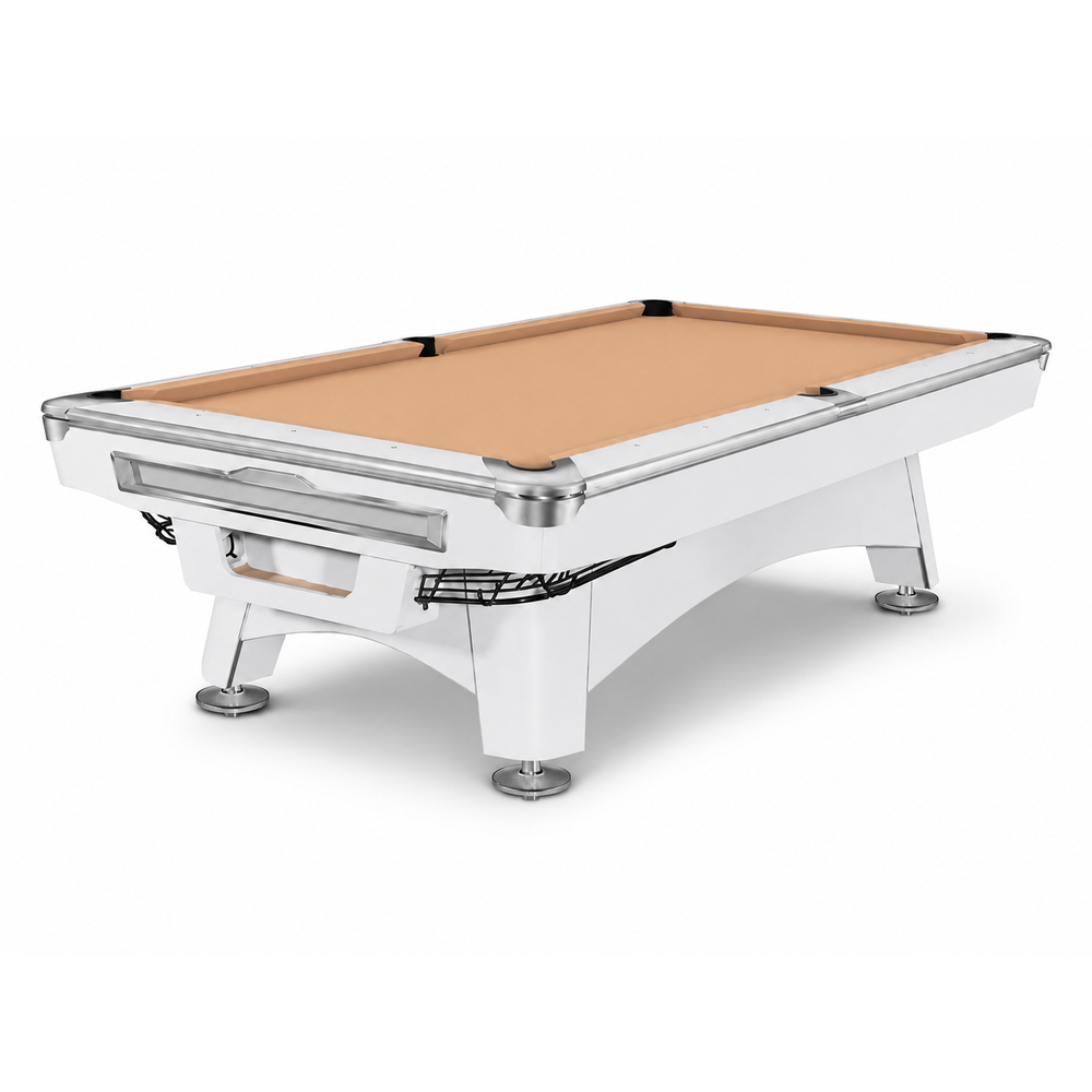 9-6-2 Imperial Billiard Table with Solid Maple Wood Frame & Moorj 900 Felt