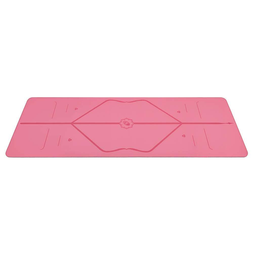 COOLBABY Yoga Mat - The World's Best Eco-Friendly, Non Slip Yoga Mat With The ORIGINAL Unique Alignment Marker System Thick, Comfortable Yoga Mat for Home, Gym & Outdoor, 183 x 68 x 5mm - COOL BABY