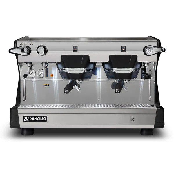 Professional Espresso Machine – For Home or Commercial Use High-Performance Espresso Coffee Maker – Precision Brewing Rancilio Classe 5 S 2 Group Semi Automatic Espresso Machine, Black