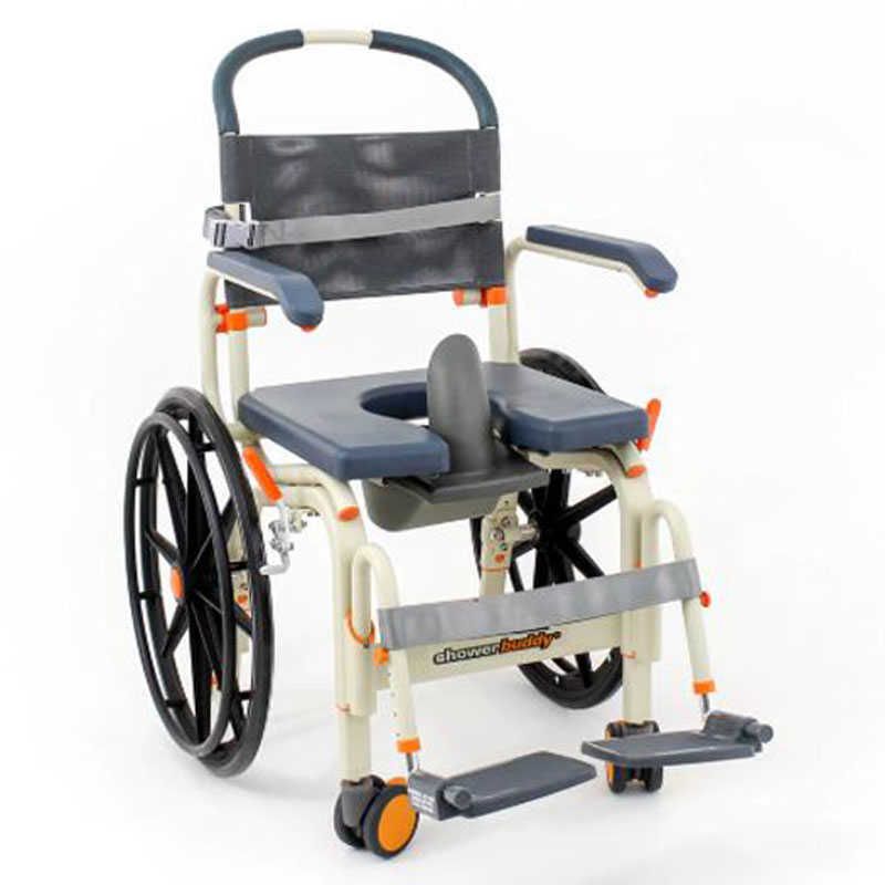 COOLBABY Shower Roll-In buddy Solo Shower Commode Chair - coolbabymalls