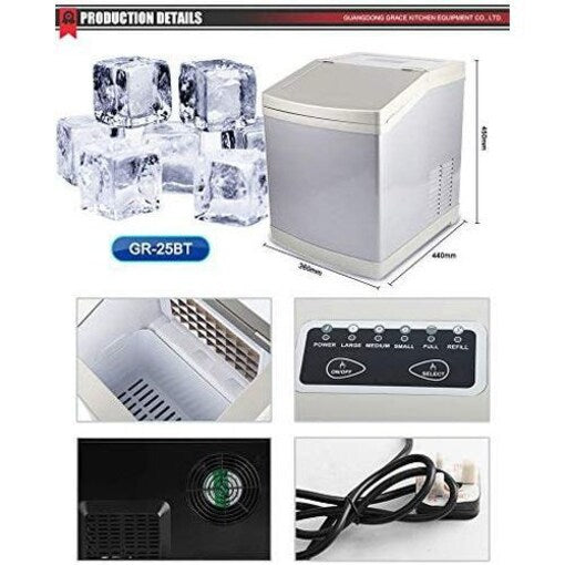 Grace Ice Cubes Machine for Counter Top - COOLBABY
