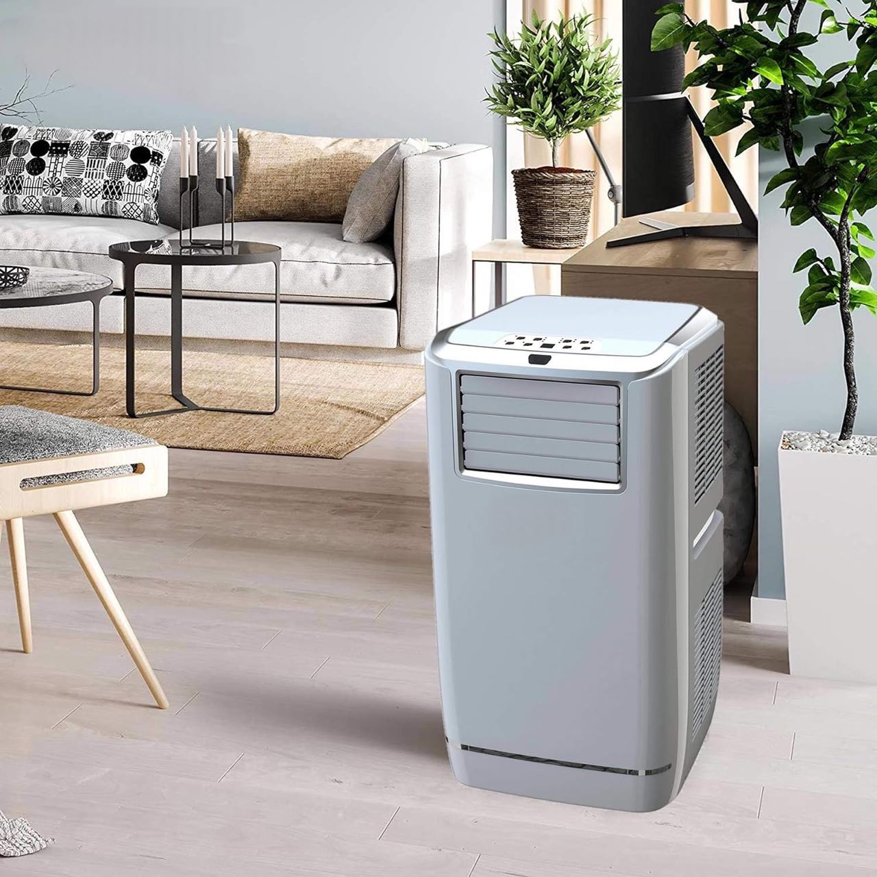 Crownline Portable Air Conditioner, White, 418 x 415 x 790 mm, PAC-224
