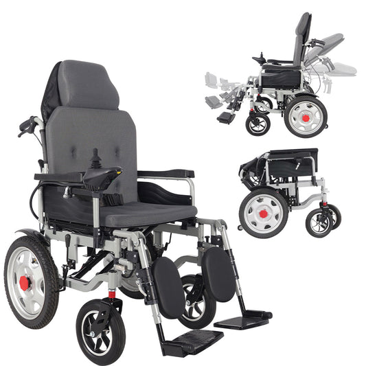 Heavy Duty Bariatric Wheelchair - Adjustable Full-lying Wheelchair for Elderly, Seniors, Disabled, Patients & Adults | Indoor & Outdoor Wheelchair - Weight Capacity - 300lbs