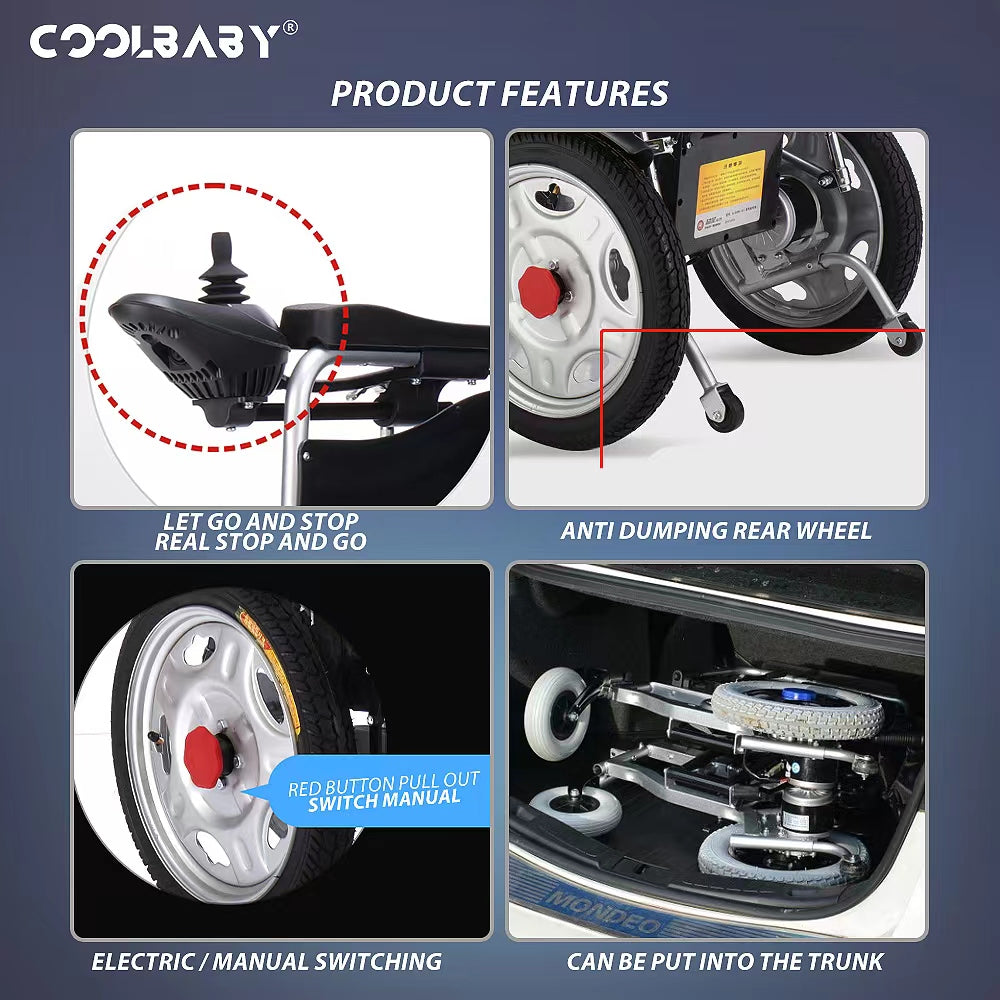 COOLBABY DDLY02: Lightweight, Foldable, and Smart Mobility Solution