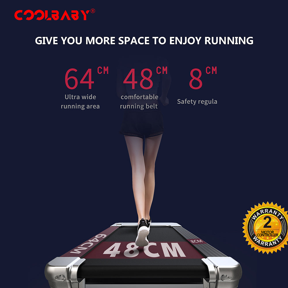 Fitness PBJ22 (4HP Peak) Motorised Treadmill for Home Use 10.1"Color Screen, With Wifi | Speed Range1-15 Km