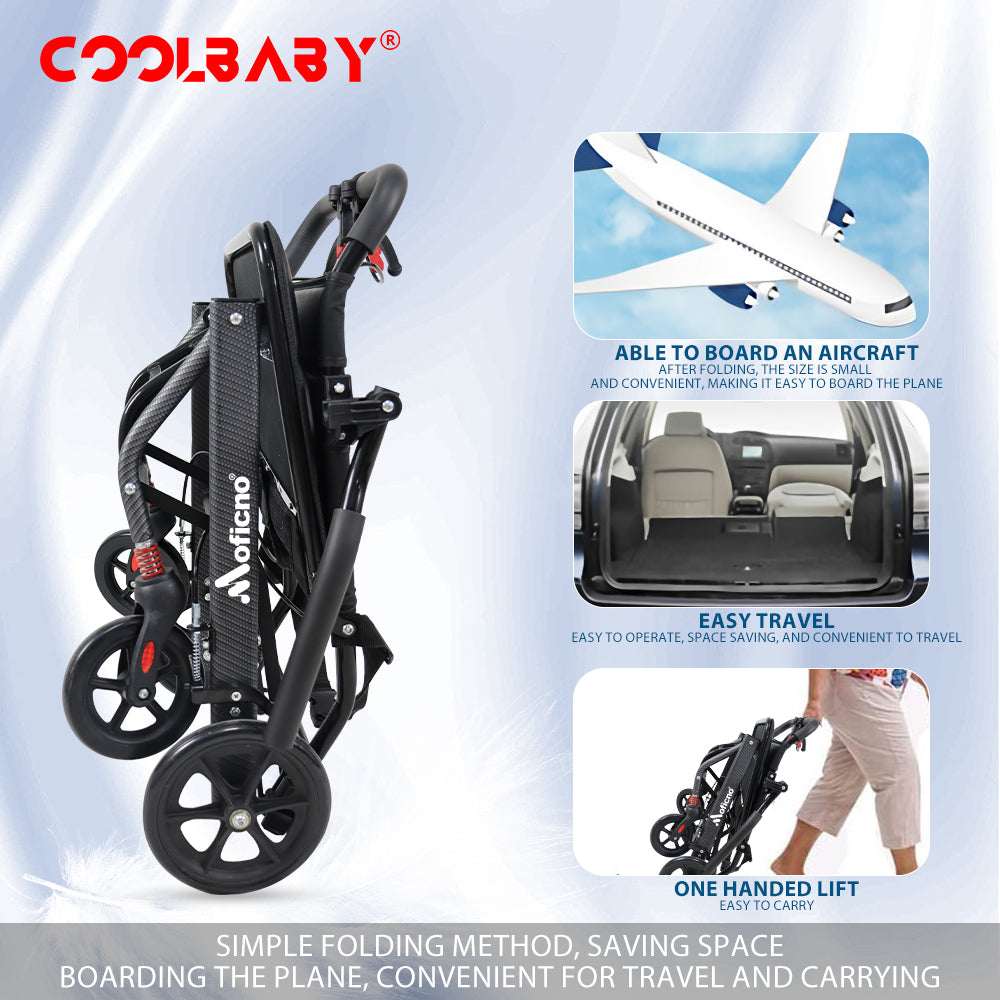 Ultra-light Aluminum Alloy Wheelchair,Travel Wheelchairs For Elderly,Foldable,Compact DGMT-105