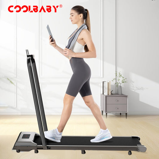 COOLBABY Walking Pad, Walking Treadmill, Folding Under Table