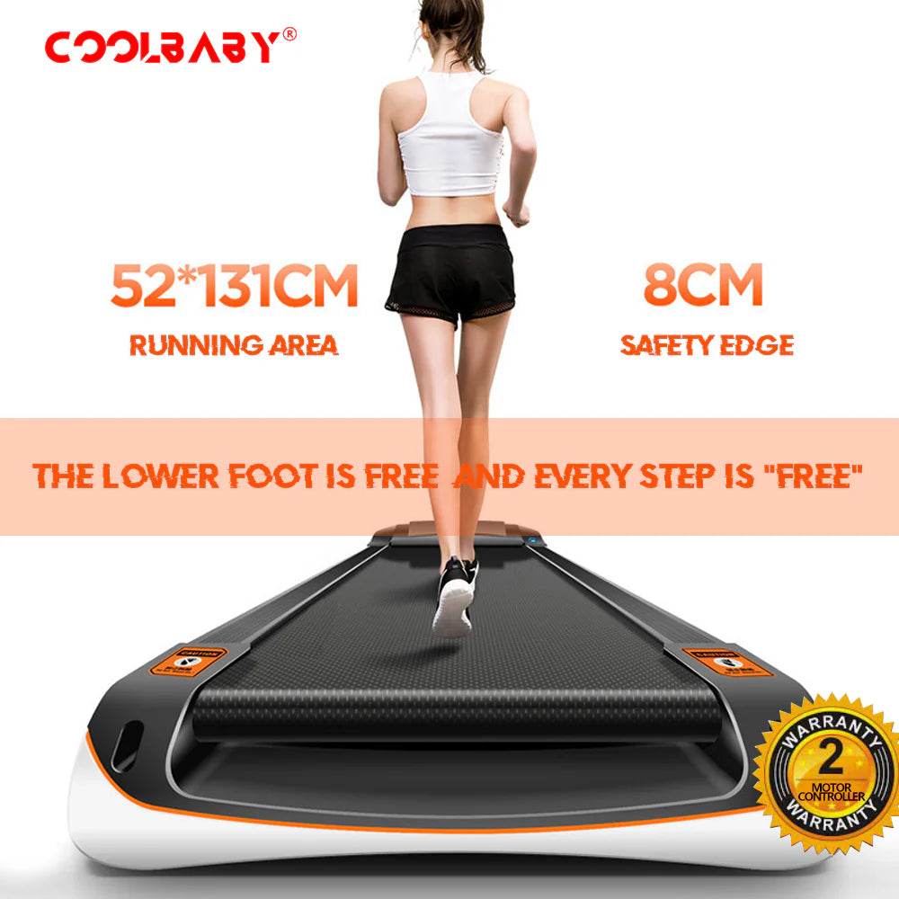 Most Advance PBJ24-SRK Fitness Treadmill 4HP Peak Motor, Auto Incline, Speed Range1-18 Km, LED Display, 150 Kg User Weight,Hydraulic Foldable, Inbuilt Speakers