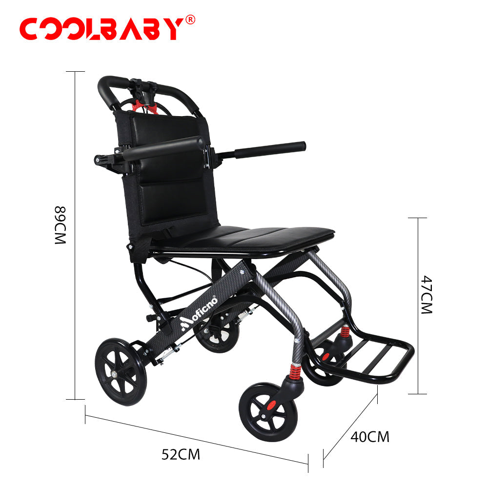 Ultra-light Aluminum Alloy Wheelchair,Travel Wheelchairs For Elderly,Foldable,Compact DGMT-105