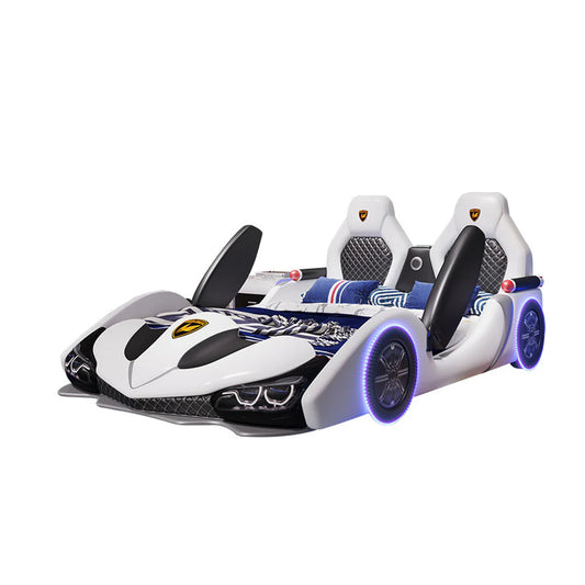 COOLBABY ETC1127 Children's Bed Boys Bed Car Style Single Bed (Without Mattress)