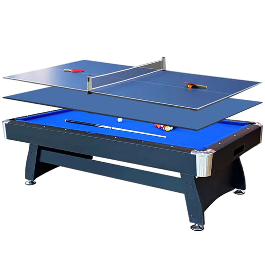 7ft 8ft 3 IN 1 Billiard Pool Tables with Full Accessory Multi-function Home Use Ping Pong Dining Table Convertible 3in1 Portability Pool Table