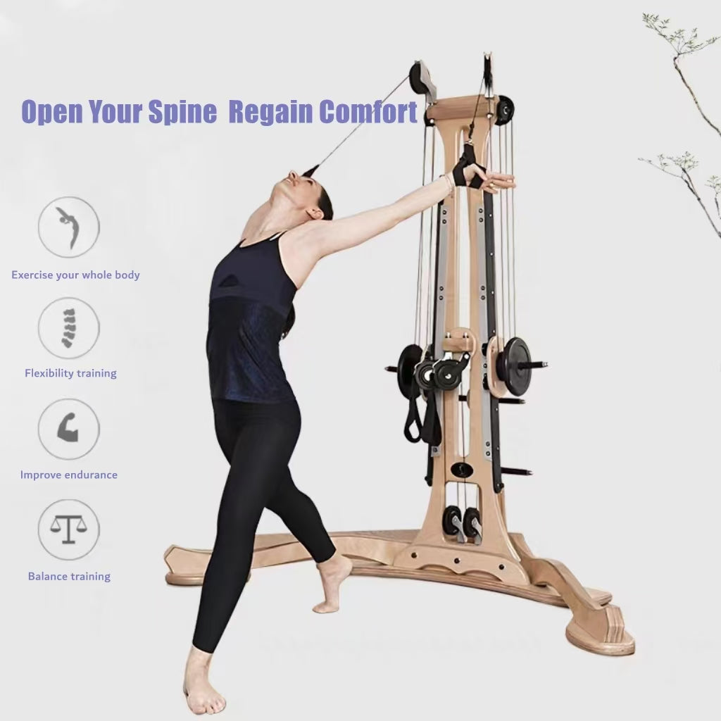 Moficno Gyro Combination Pilates Pulley Tower Pilates Reformer Pilate Tronic