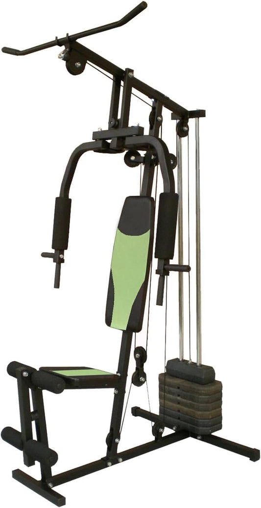 Multi-purpose Fitness Trainer, Home Fitness Equipment, Heavy Duty Steel Frame Home Gym One Stop Machine with 100 pounds of strength training body,Exercise the upper limbs, legs, chest, etc