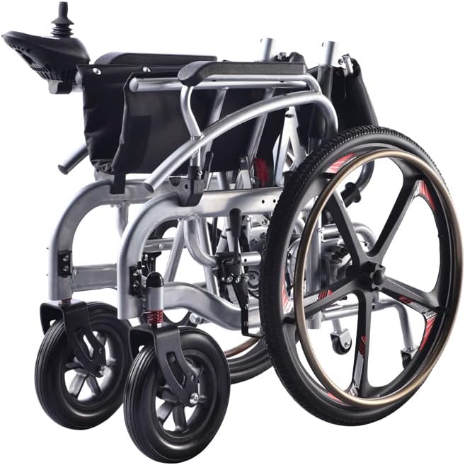 COOLBABY ZZR-E310D-OR:  Portable 24-Inch Electric Wheelchair for Adults and the Elderly - coolbabymalls