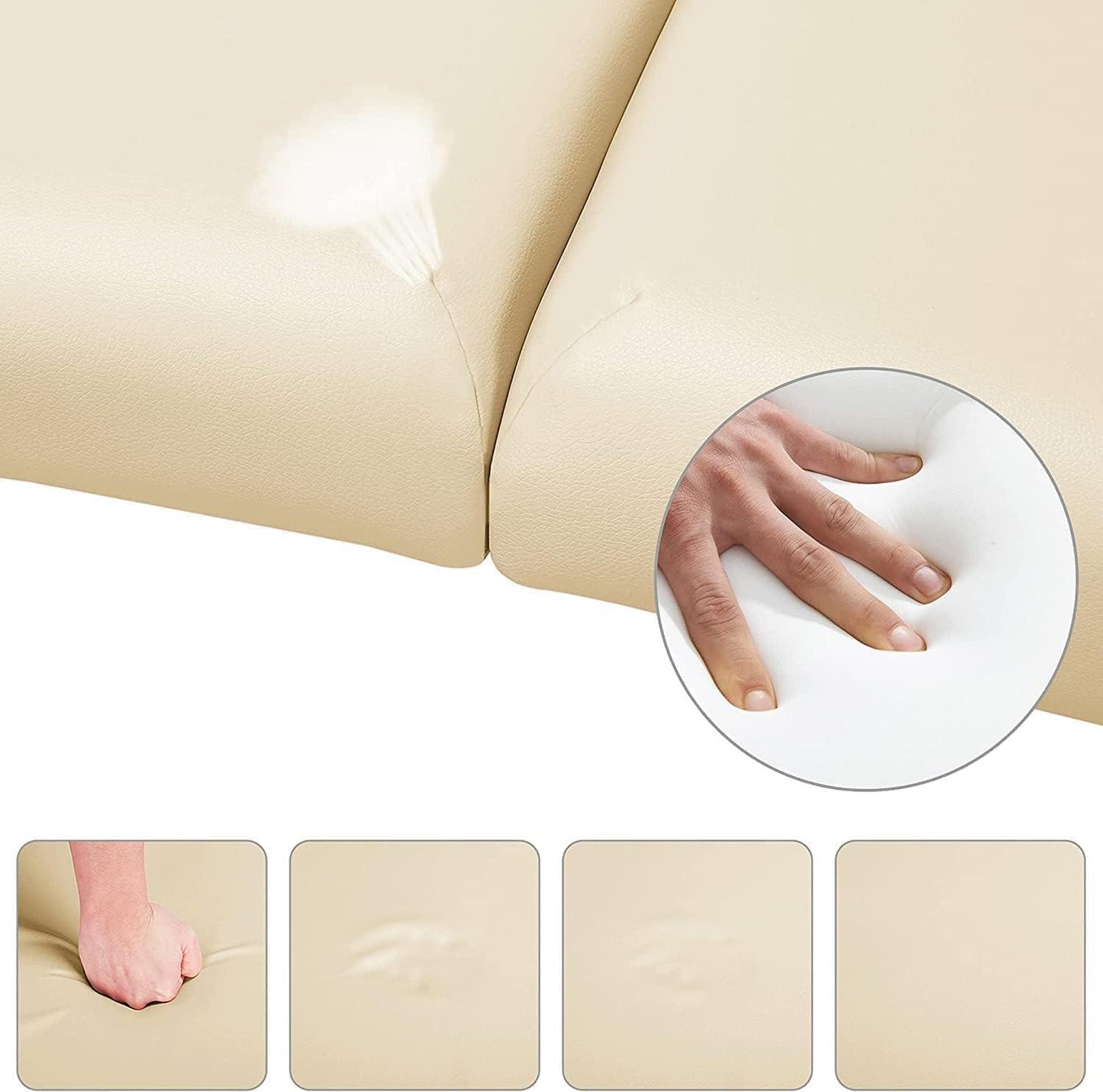 COOLBABY KYBJ-303 Portable Fitness Massage Table Professional Adjustable Folding Bed With 3 Sections Wooden Frame Ergonomic Headrest With Carrying Bag - CoolBabyMass