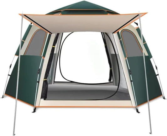 MOST WANTED Camping Tent 4-5 Person Pop Up Cabin Tent, Waterproof Tent with Porch, Waterproof Windproof Ultraviolet-proof Cabin Tent for Camping Hiking Mountaineering Lightweight Camping Tent Waterproof Dome Tent Great for Outdoor Camping Hiking
