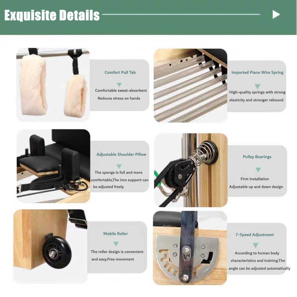 COOLBABY GS-GJC03 Home And Gym Exercise Equipment 3 in 1 Pilates Fitness Bed