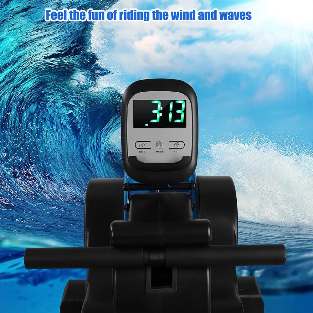 COOLBABY Water Rowing Machine - Sports Foldable Rowing Machine for Home and Office, Max Load 110 KG