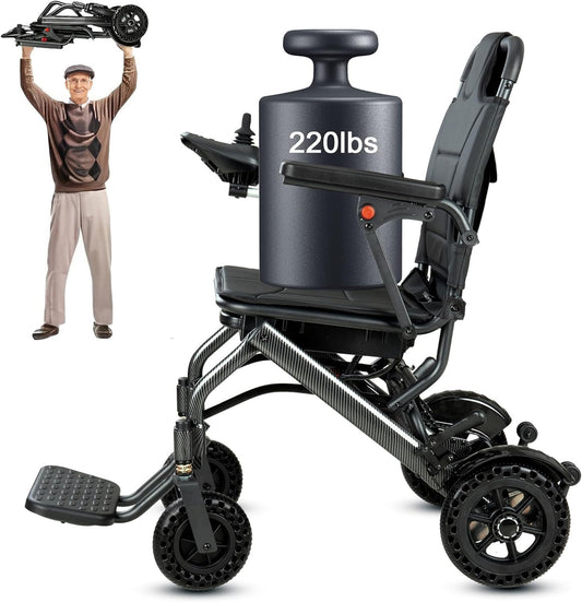 Electric Wheelchair Foldable And Portable For The Elderly Multifunctional Lithium Battery Scooter Disabled
